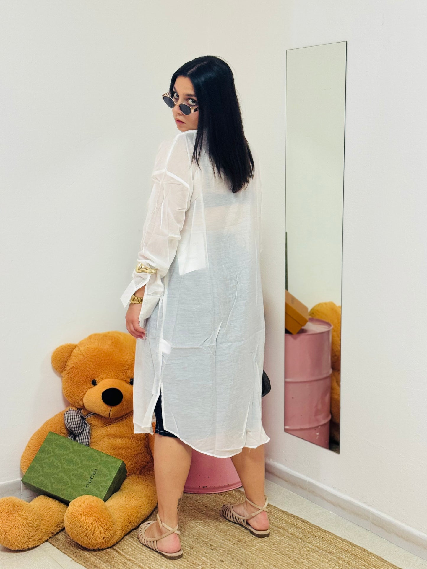 MAXI CHEMISIER SHEER ELEGANCE