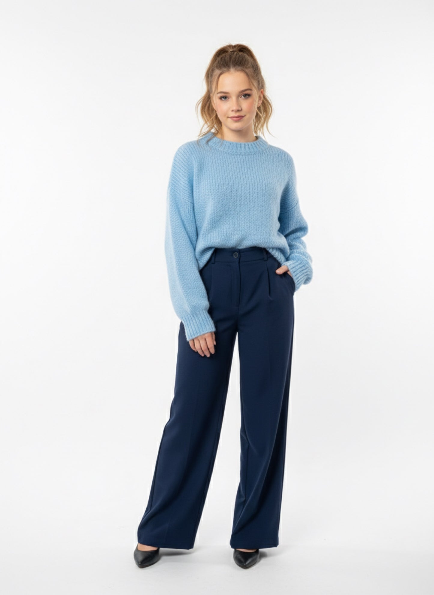 Pantaloni Donna Ampi Eleganti