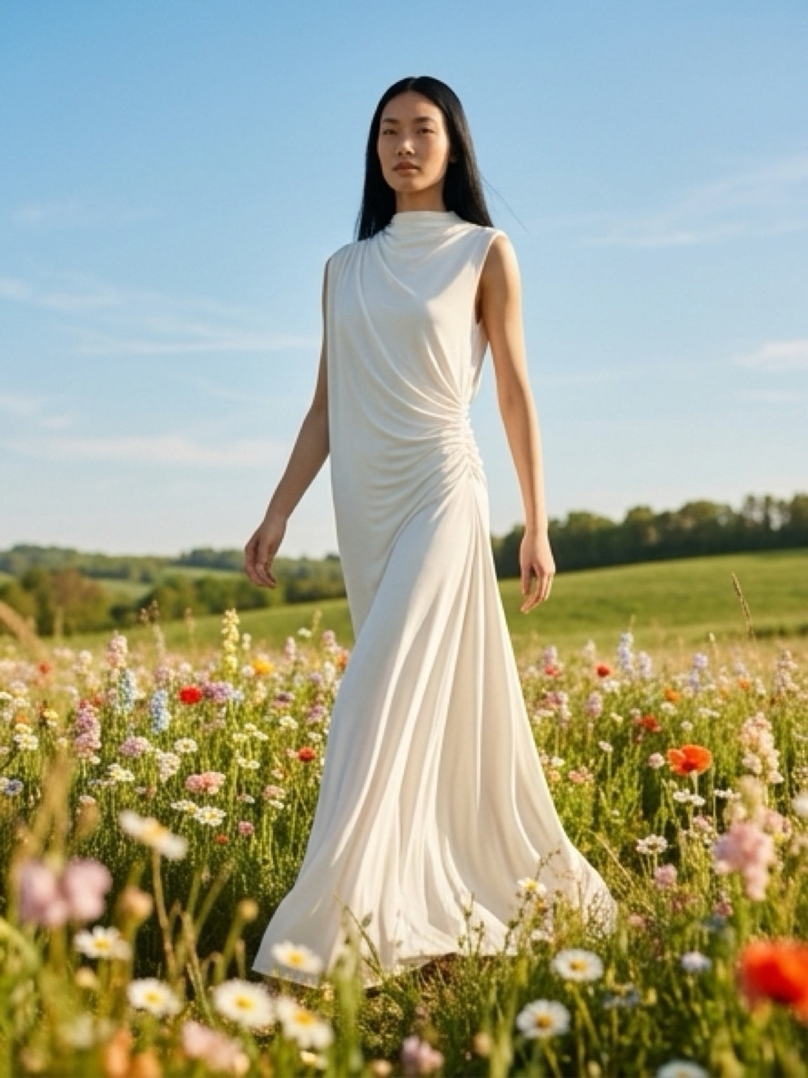 Dress Draped Elegance
