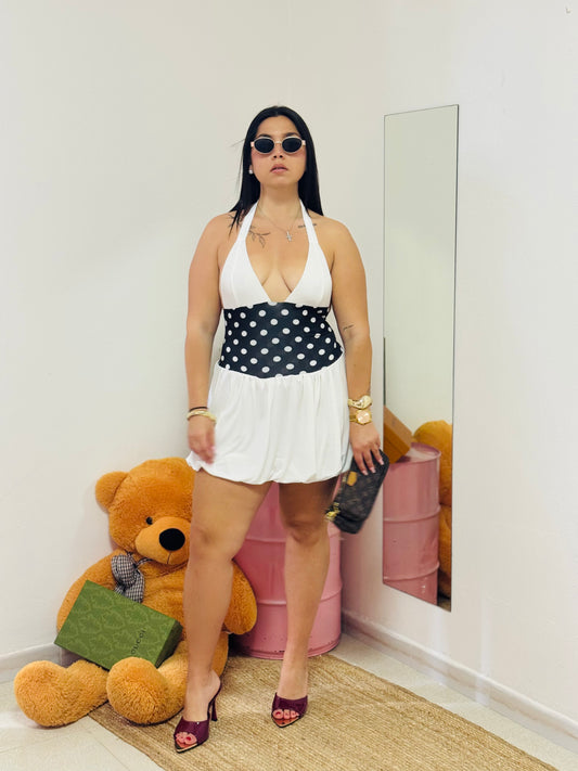 MINI DRESS PIN-UP HALTER