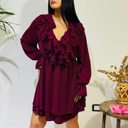 Abito Ruffle Queen