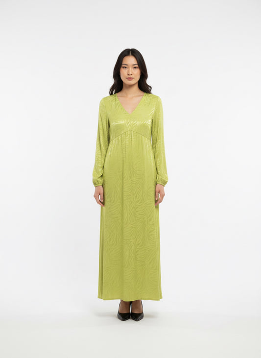 Abito Lungo Fantasia Tigrata