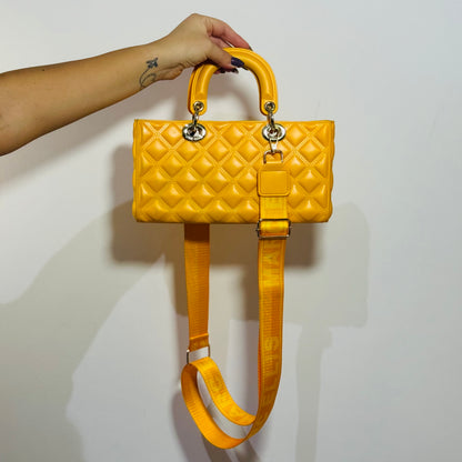Marc Ellis Flat – Borsa Rettangolare Gialla in Plastica