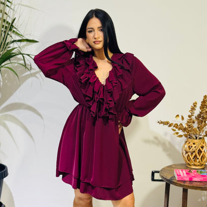 Abito Ruffle Queen