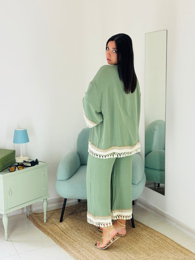 Set Kimono e Pantalone