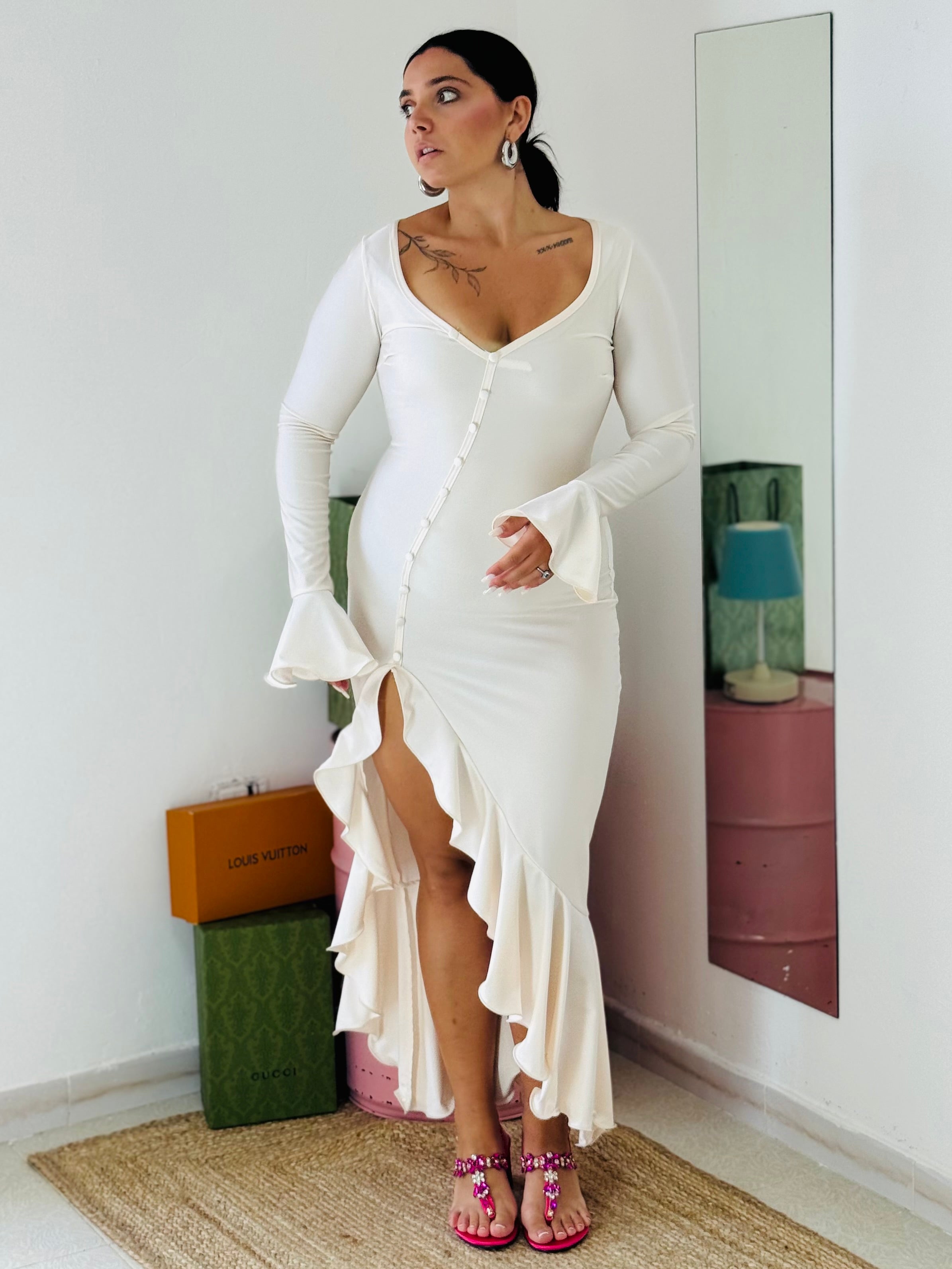 Abito Midi Chiffonade