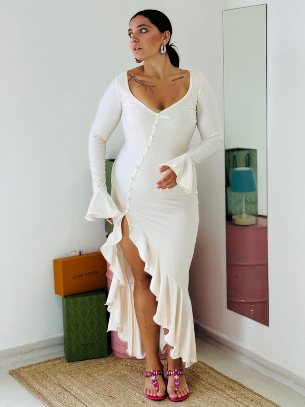 Abito Midi Chiffonade