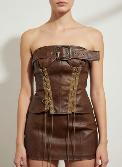 Top Bustier Ecopelle