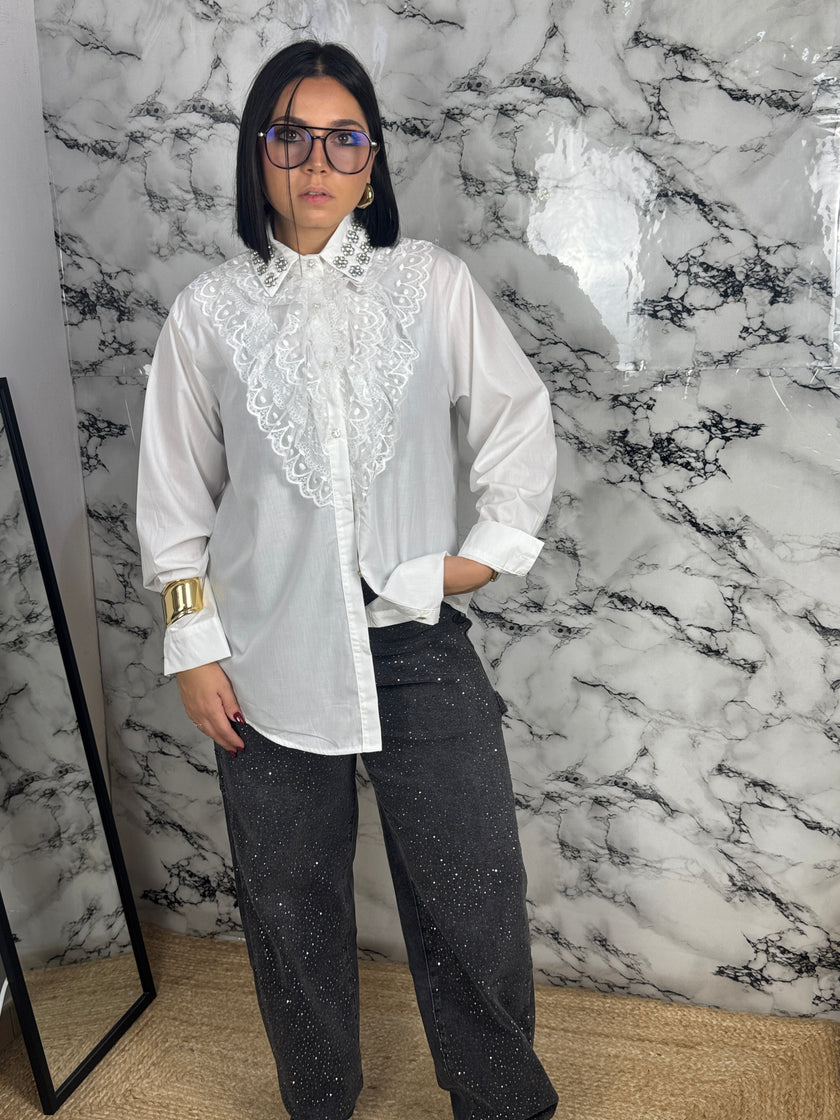 CAMICIA CON ROUCHES — “Romance”