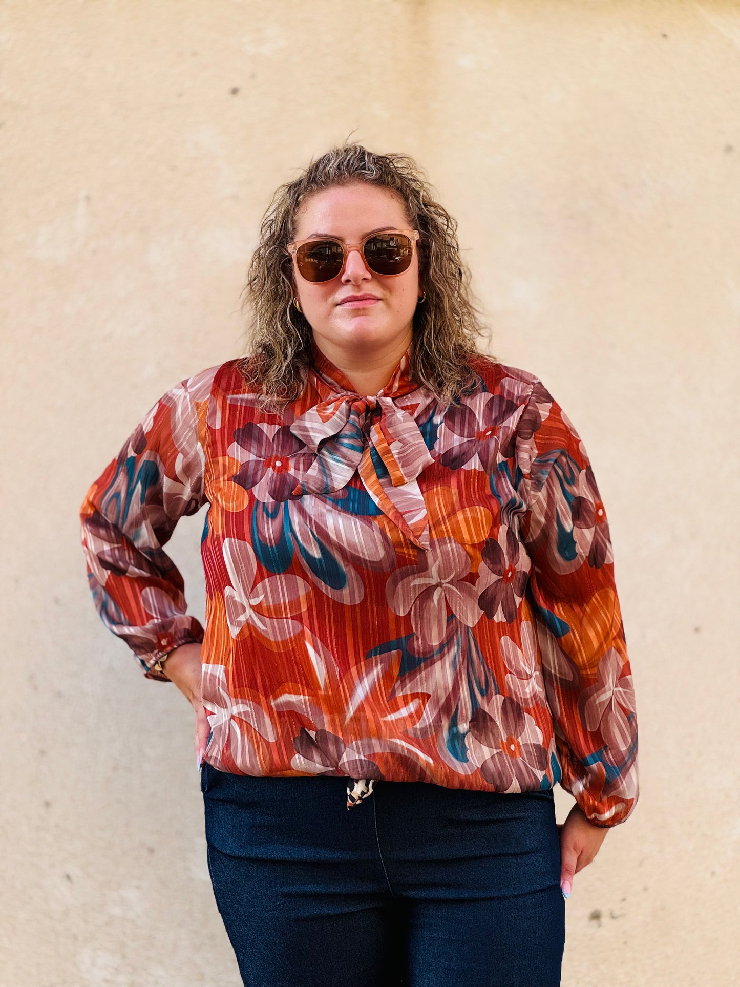 Blusa Floreale curvy