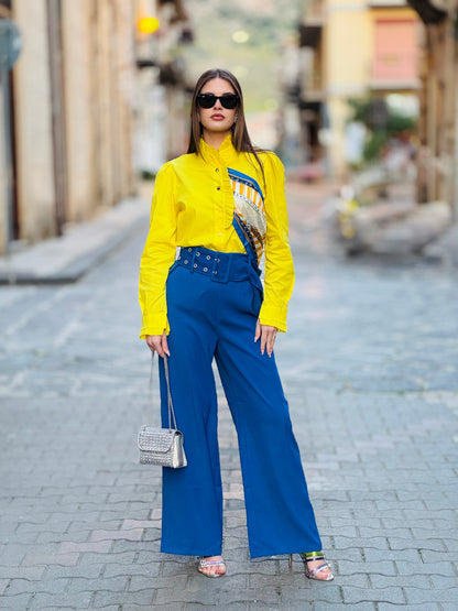 CAMICIA CON ROUCHES