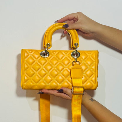 Marc Ellis Flat – Borsa Rettangolare Gialla in Plastica