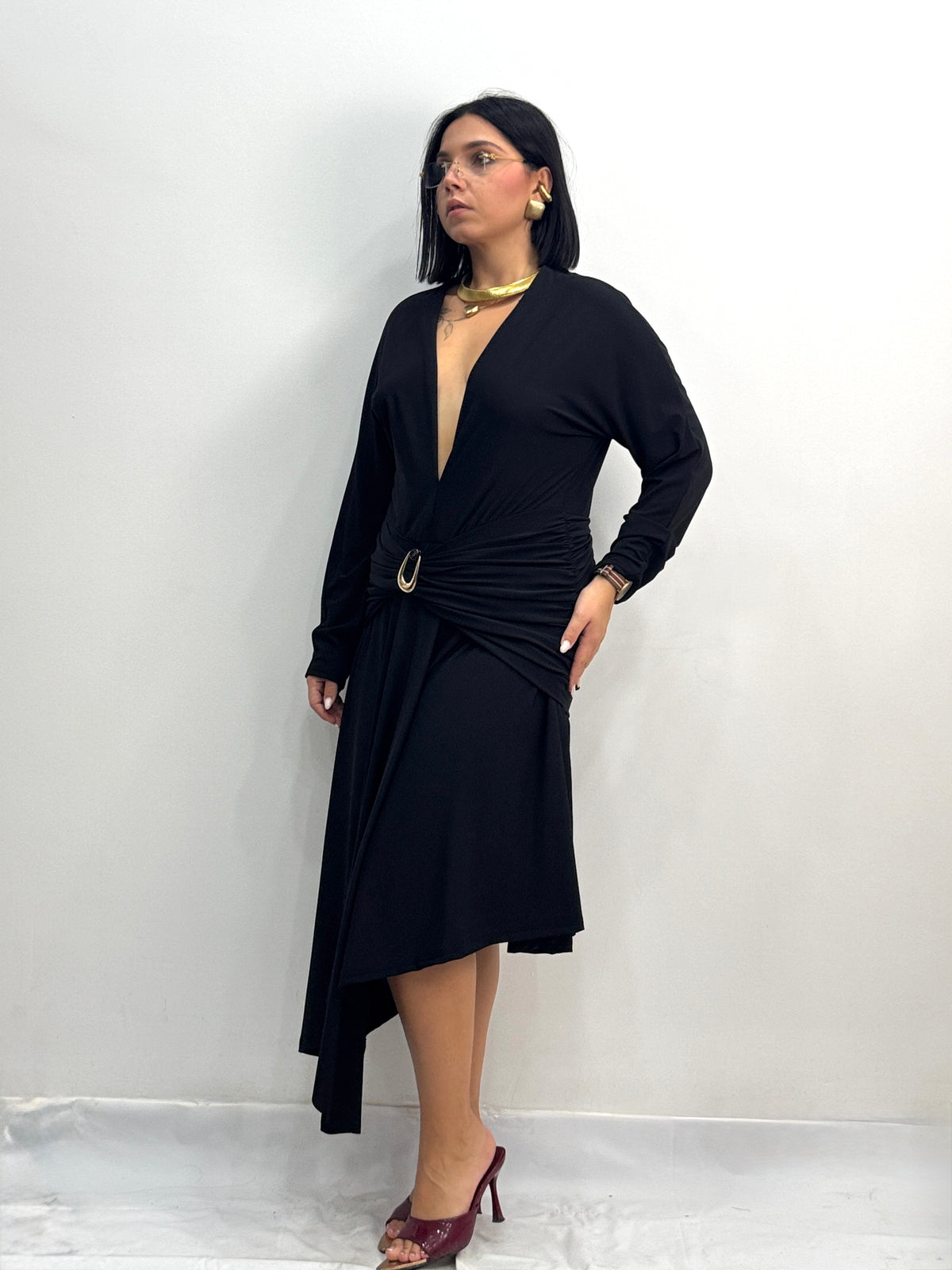 ABITO GIULIA MIDI NERO