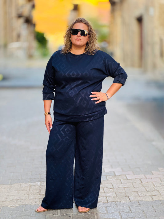 Pantalone Palazzo Geometrico