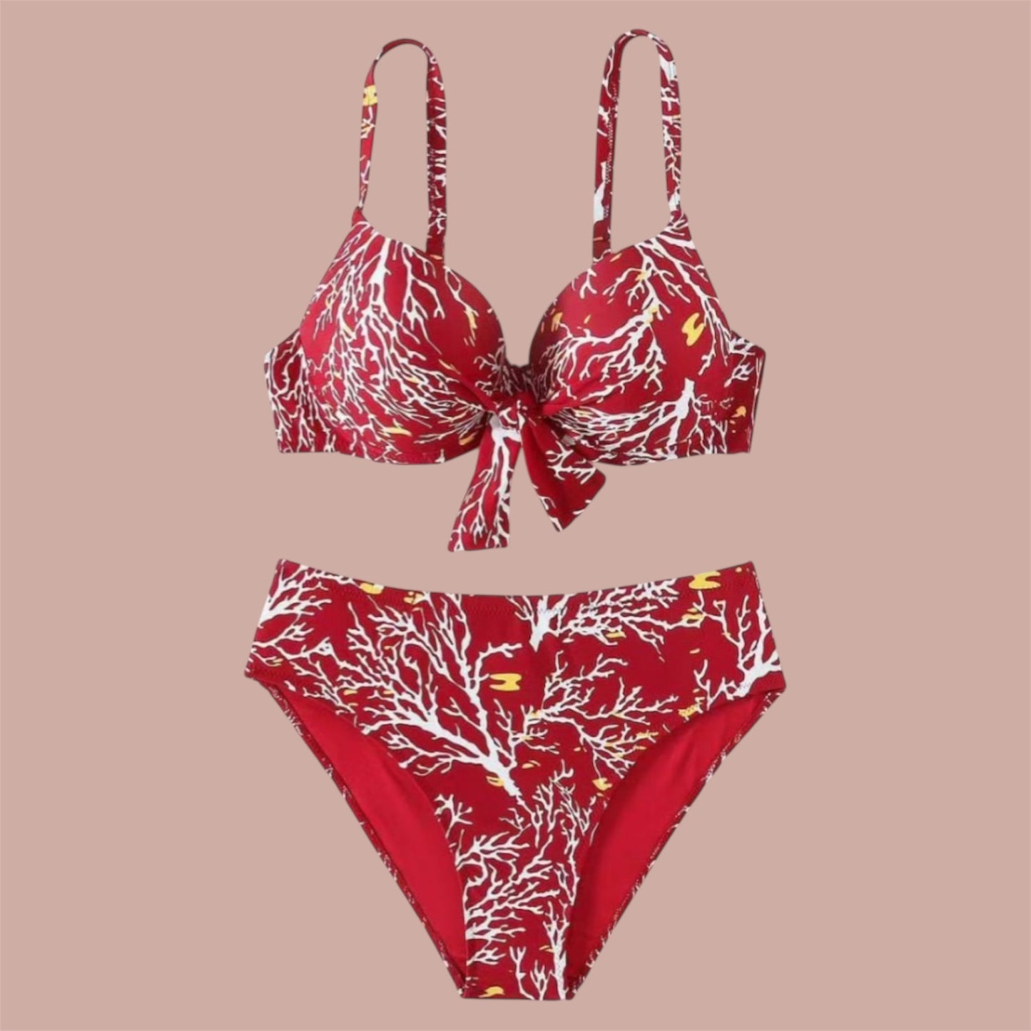 Bikini “Ramo Chic” – Due Pezzi con Vita Alta