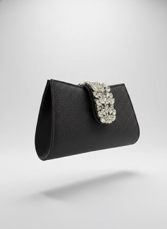 Clutch Glam con Cristalli – Eleganza Brillante