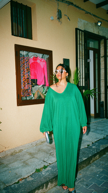 Dress Emerald Flow