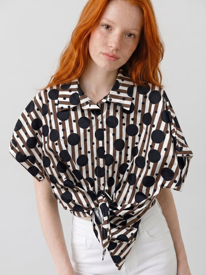 CAMICIA BLACK GRAPHIC