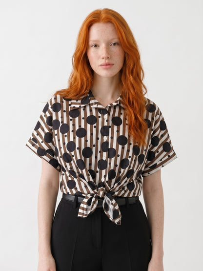 CAMICIA BLACK GRAPHIC
