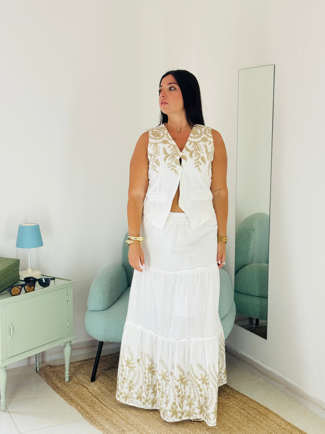 Gonna Ricamo Boho
