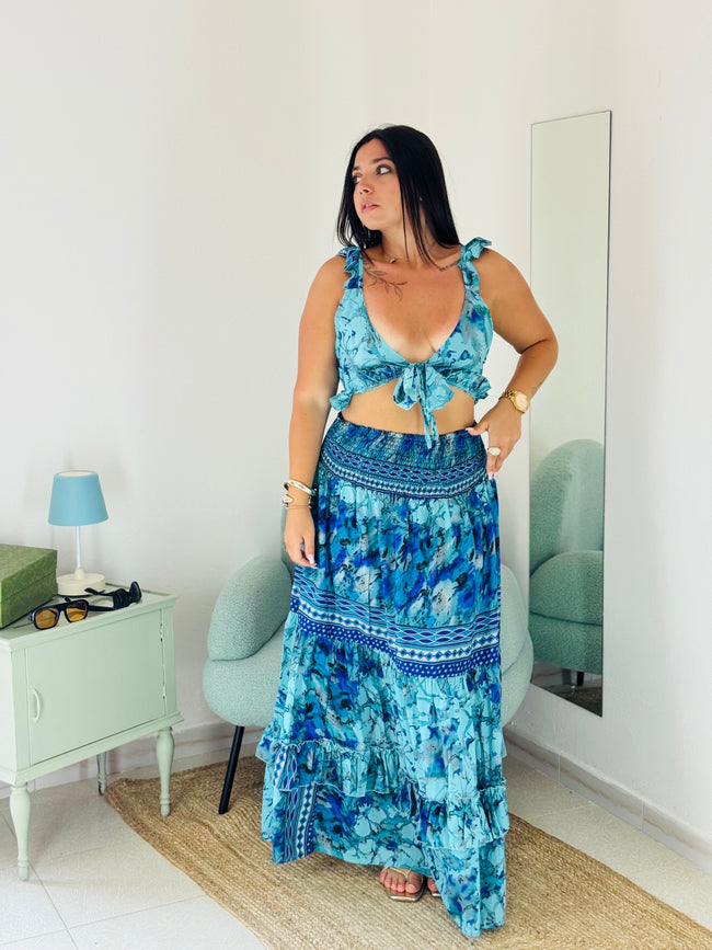 Set Gonna e Top Boho