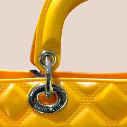 Marc Ellis Flat – Borsa Rettangolare Gialla in Plastica