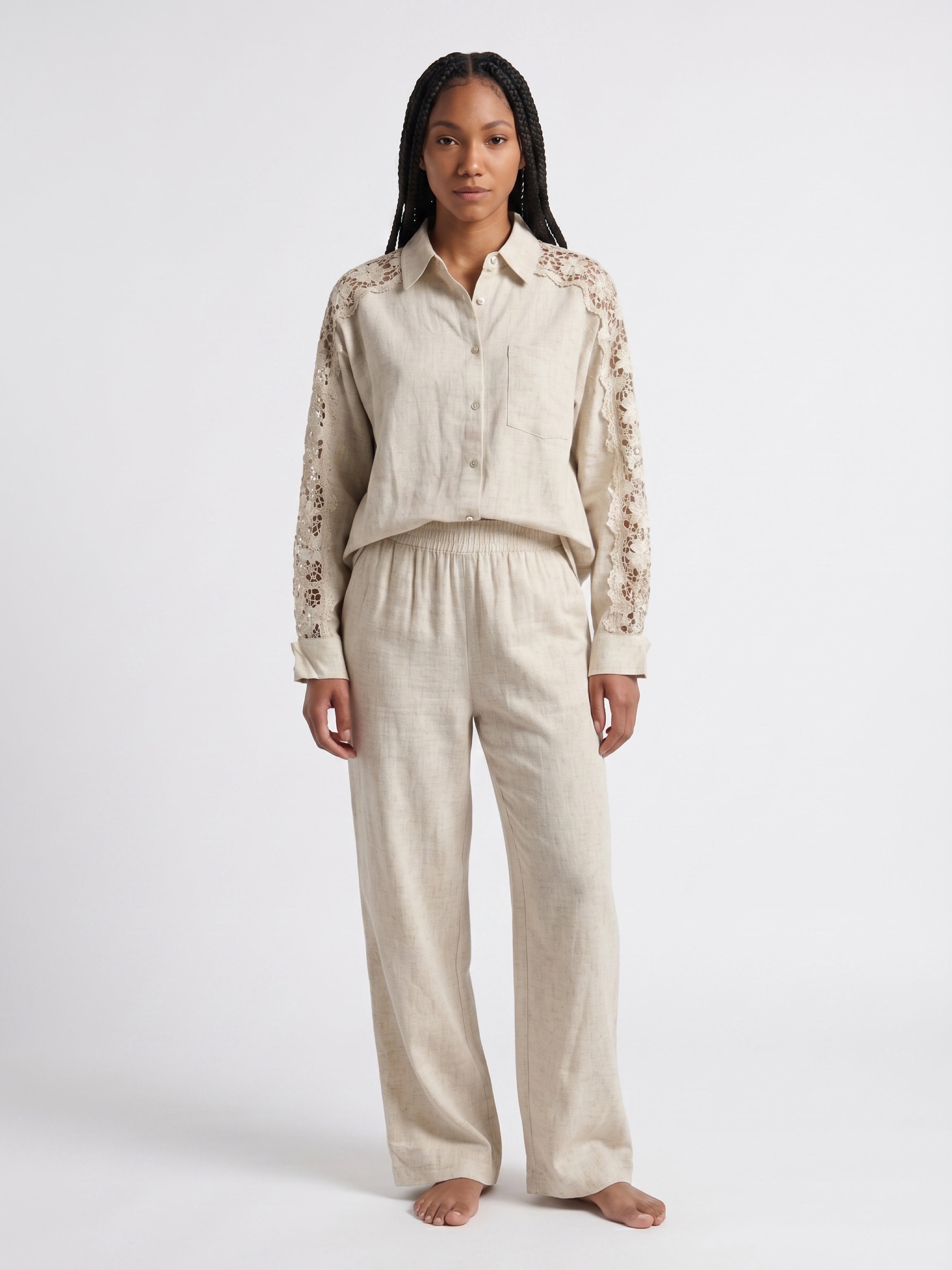 PANTALONE NATURAL LACE