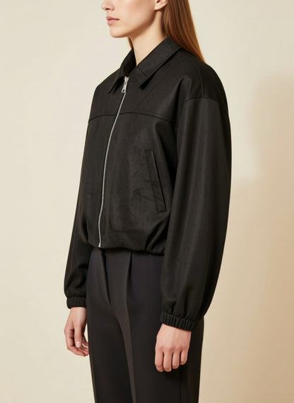 Giubbino Donna Bomber con Zip