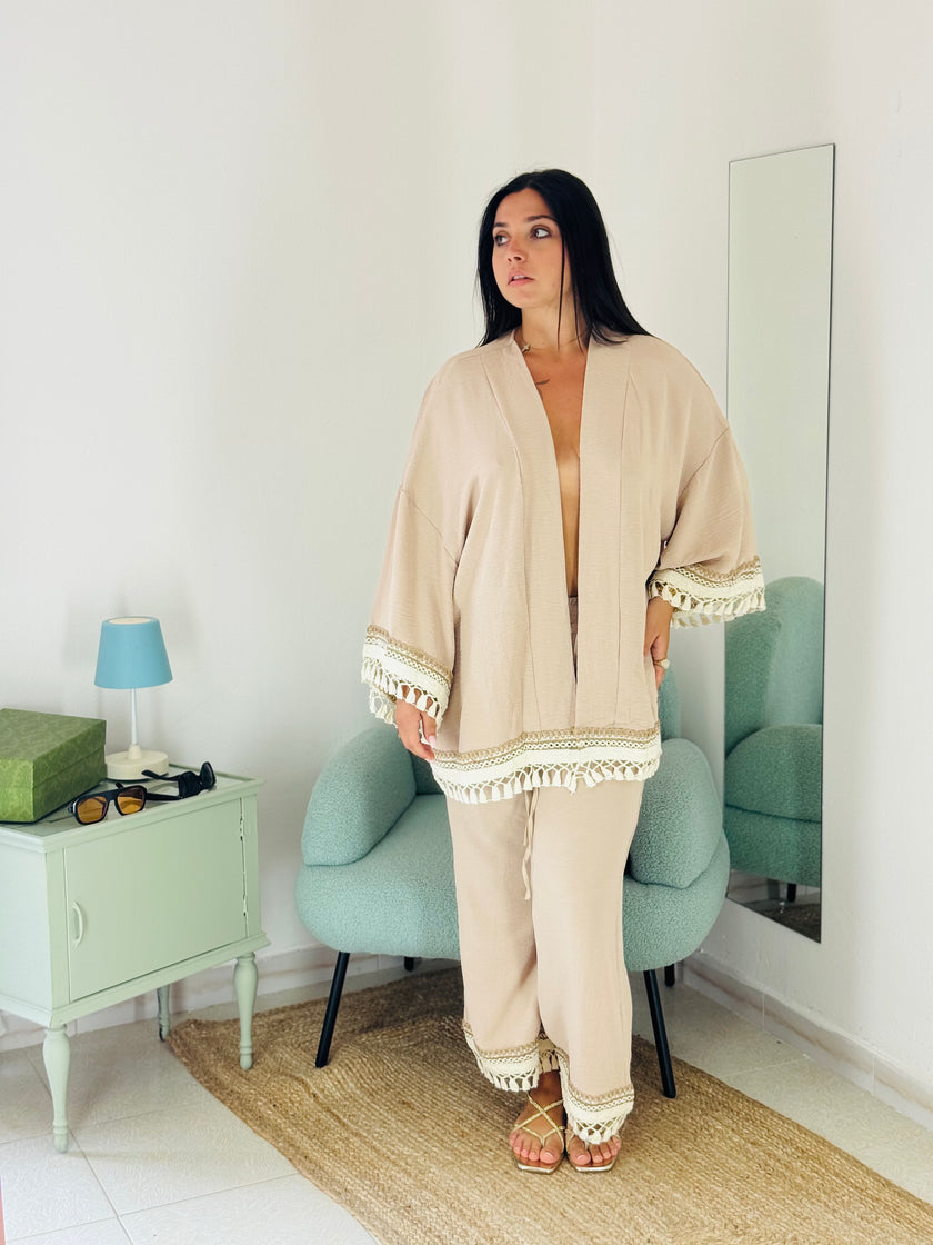 Set Kimono e Pantalone