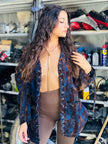 Sienna Velvet Blazer – Blazer Fantasia Blu & marrone