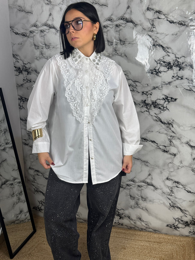 CAMICIA CON ROUCHES — “Romance”