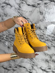Timber Ankle Boots Mustard
