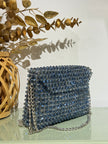 Borsa Gioiello Blu– Handmade