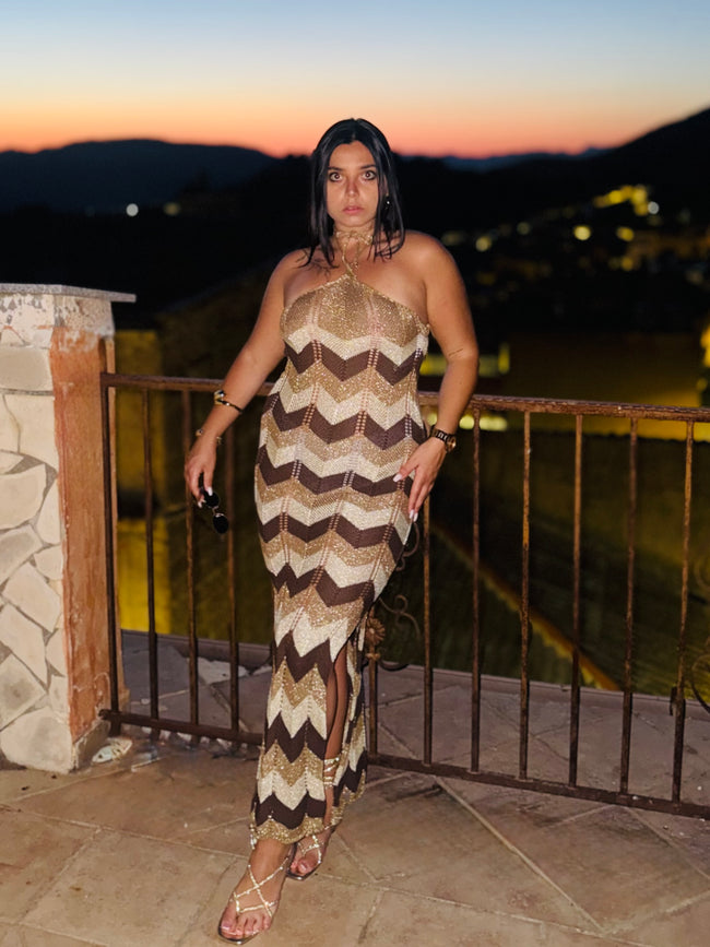 MAXI DRESS GOLDEN WAVE