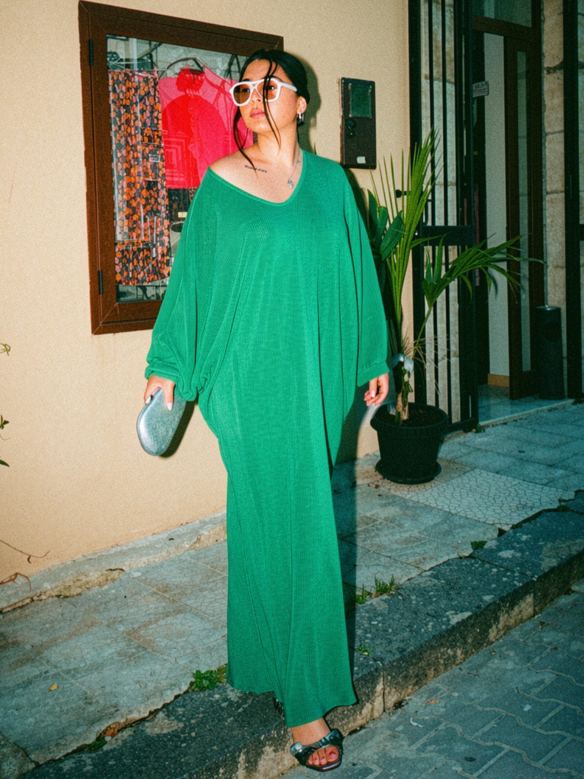 Dress Emerald Flow