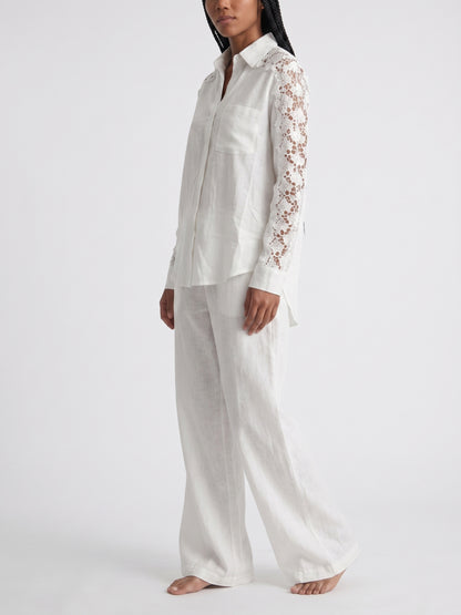 COMPLETO NATURAL LACE BIANCO