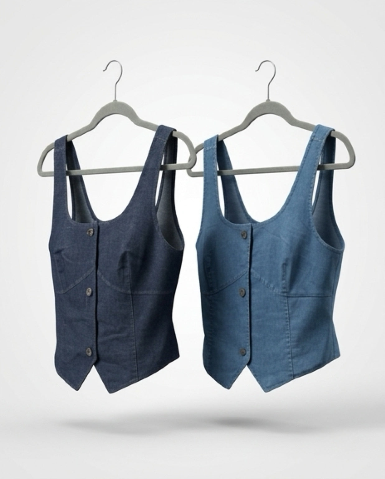 Gilet Denim Strutturato