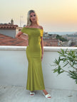 Abito lungo satin