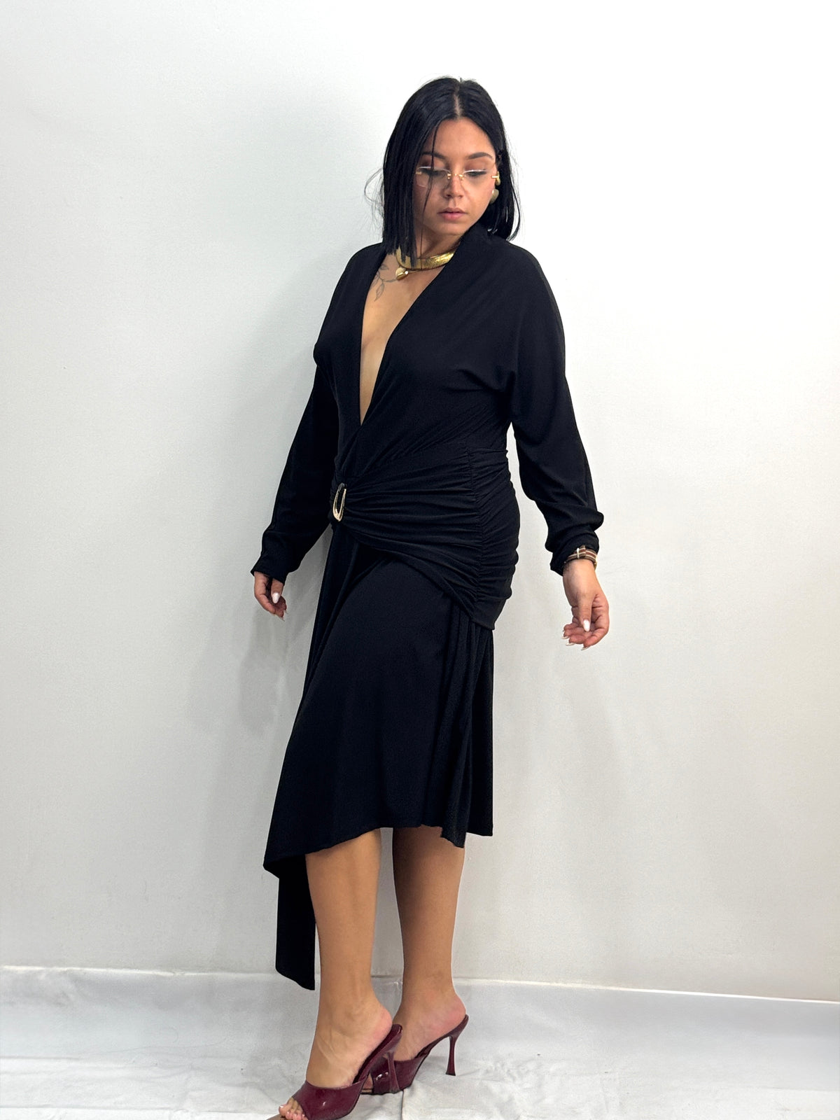ABITO GIULIA MIDI NERO