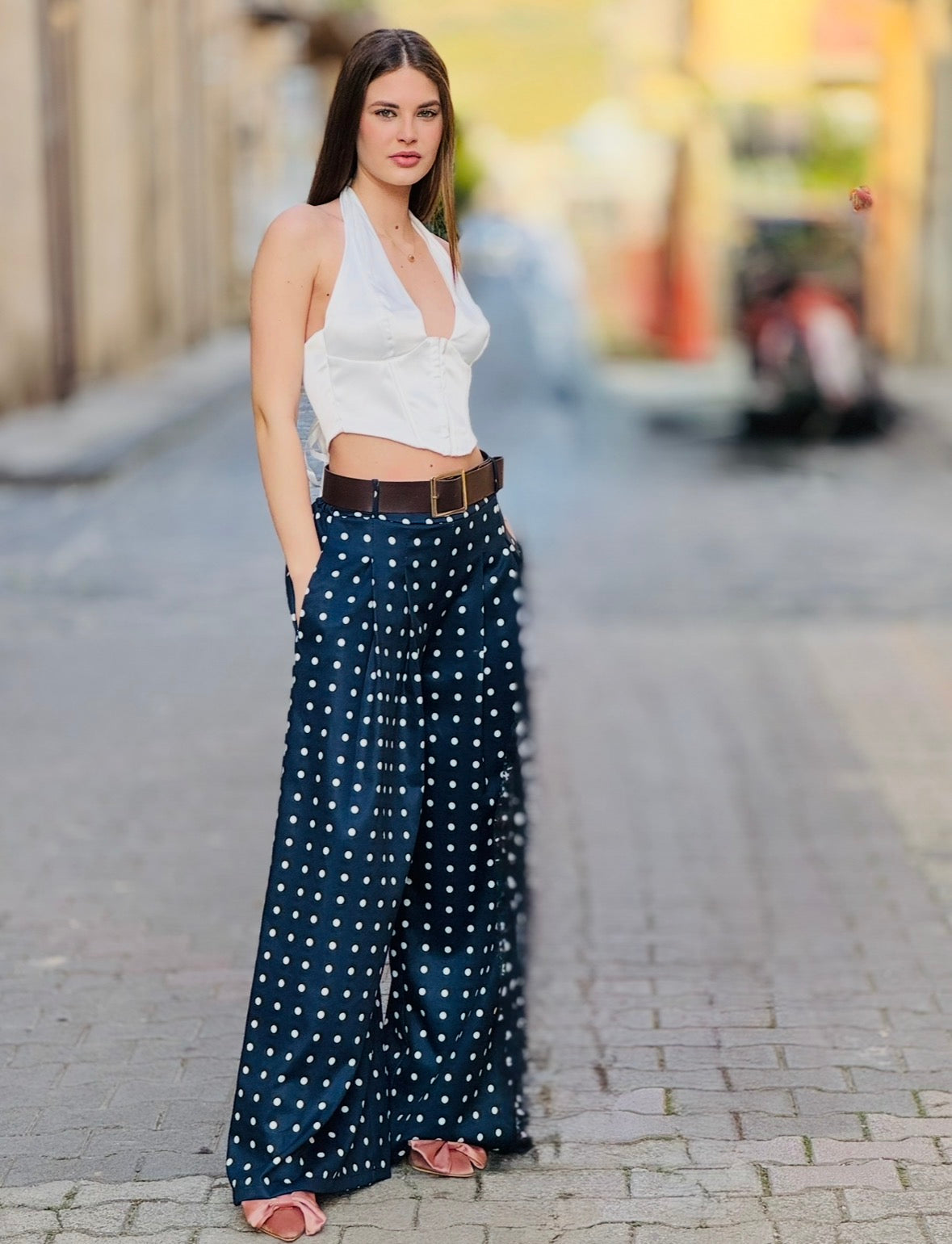 Pantaloni a Pois