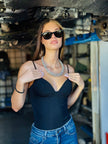 Luna Black Bodysuit