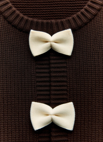 Cardigan con Fiocchi