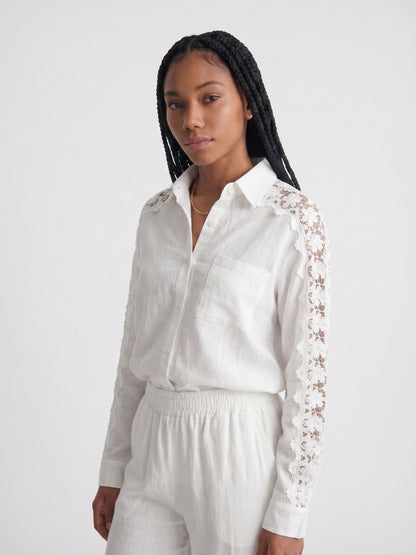 COMPLETO NATURAL LACE BIANCO