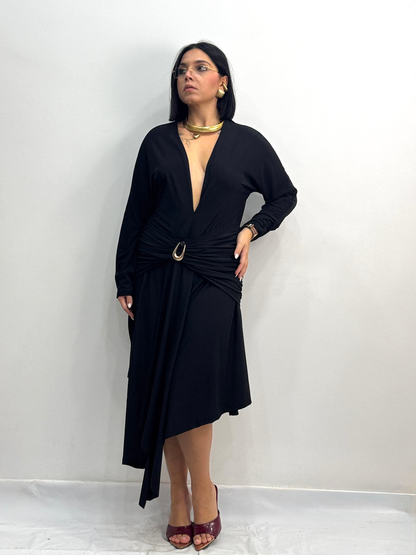 ABITO GIULIA MIDI NERO