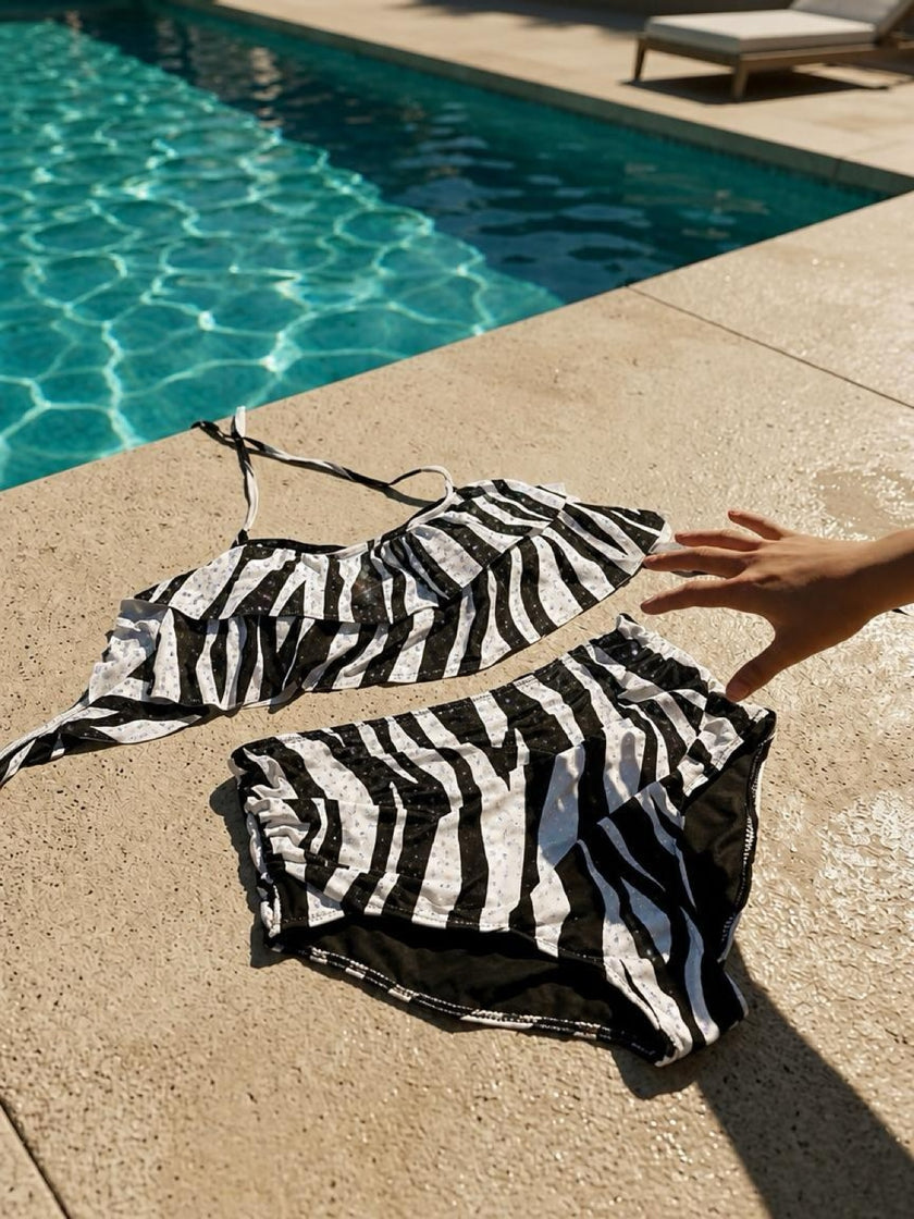 Bikini Fascia Zebra Chic