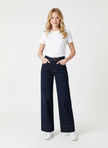 Jeans Donna Vita Alta a Gamba Ampia