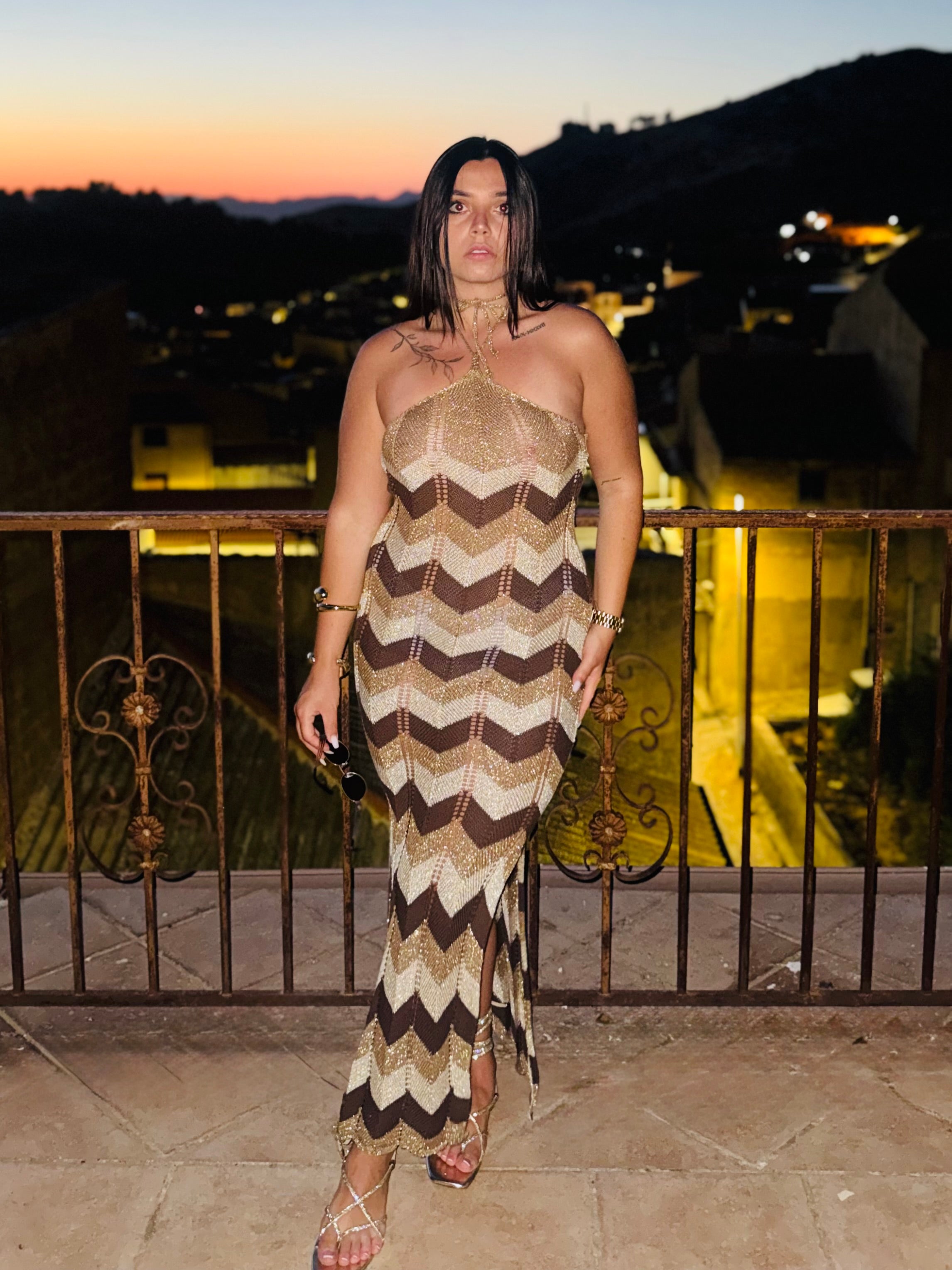 MAXI DRESS GOLDEN WAVE