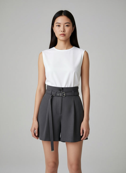 Pantaloncino Sartoriale Doppia Cinta