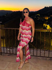 MAXI DRESS GOLDEN WAVE PINK