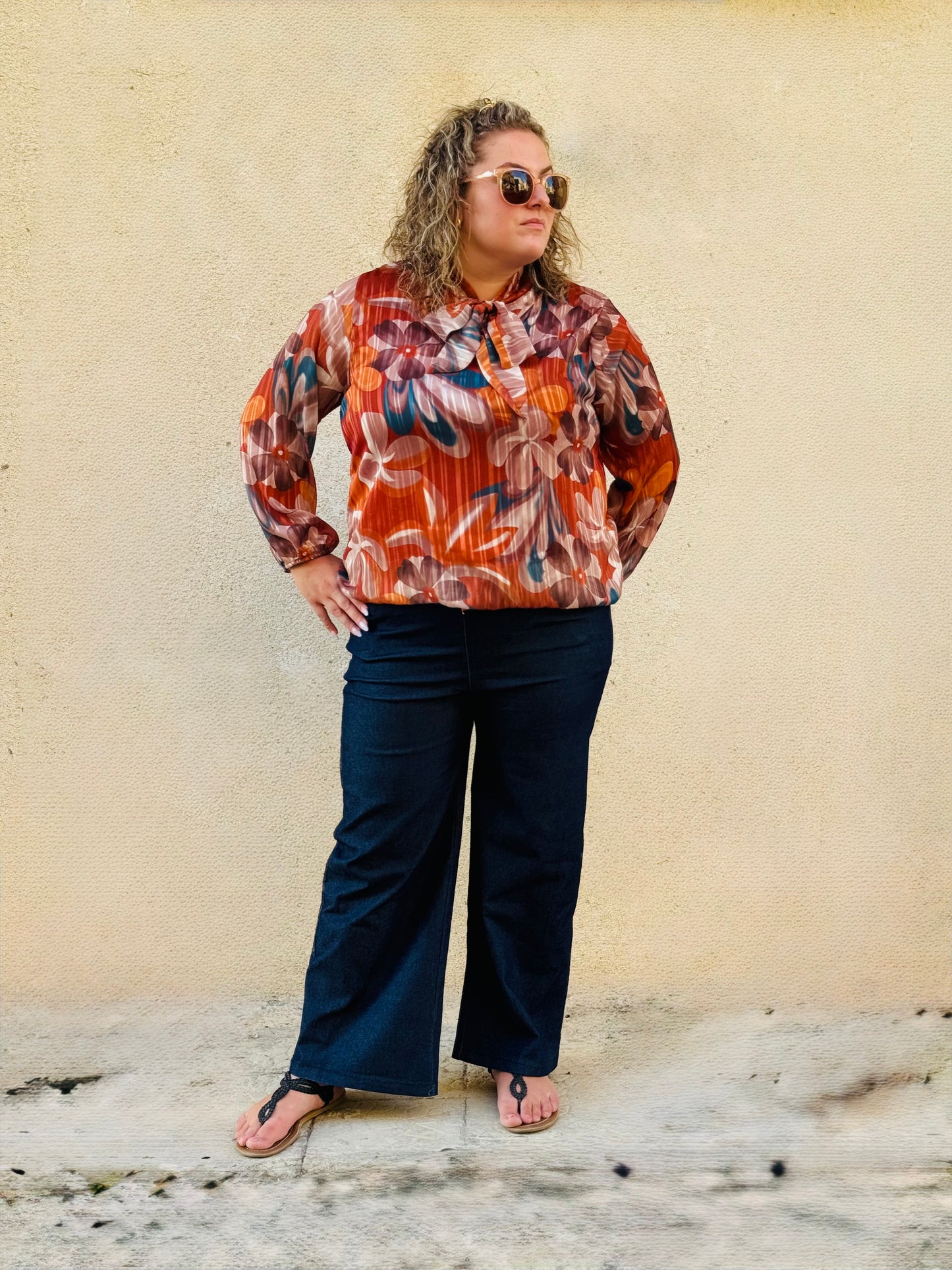 Jeans Palazzo Denim Chic curvy
